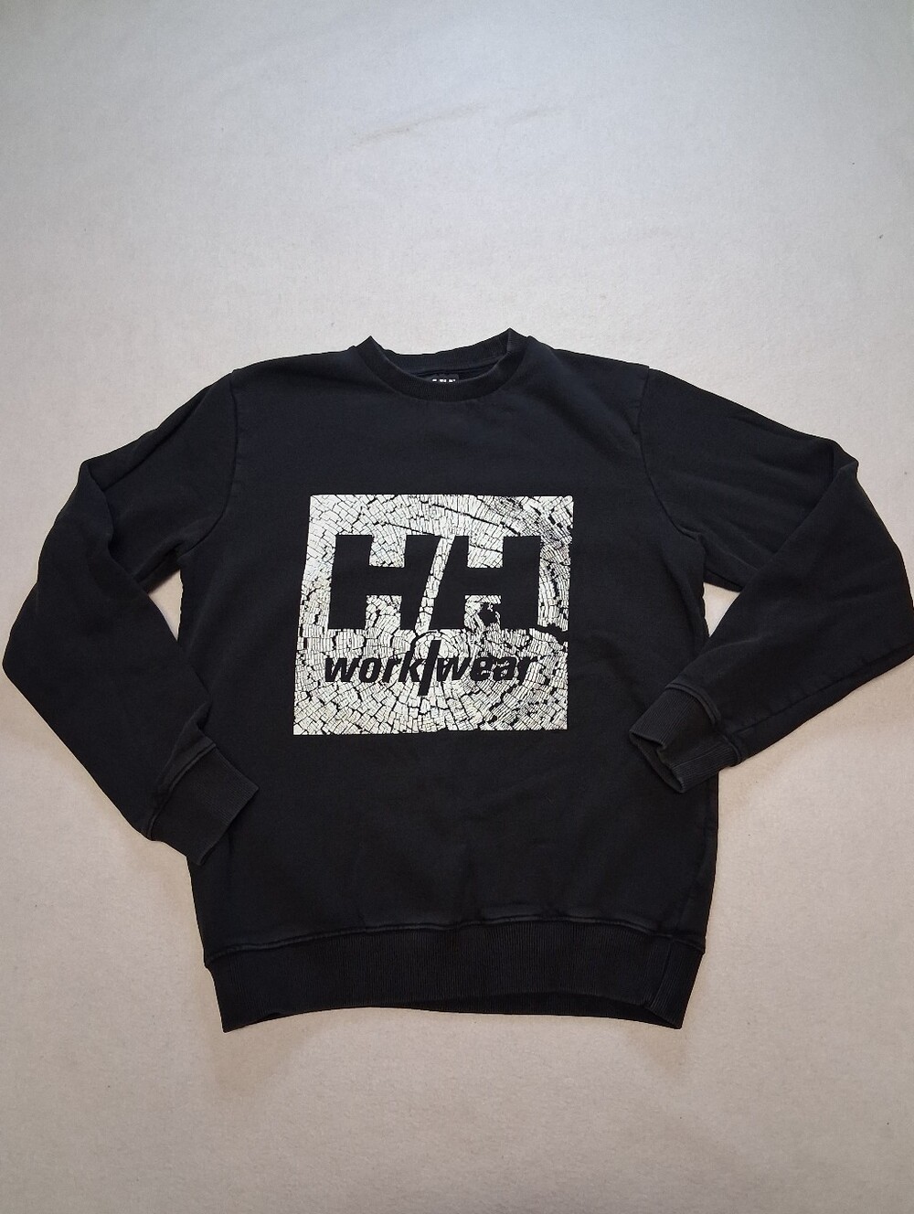 Helly Hansen Black Workwear Logo Crewneck Sweatshirt